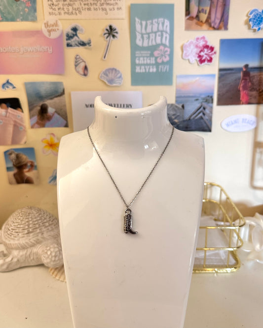 Silver Cowgirl Necklace
