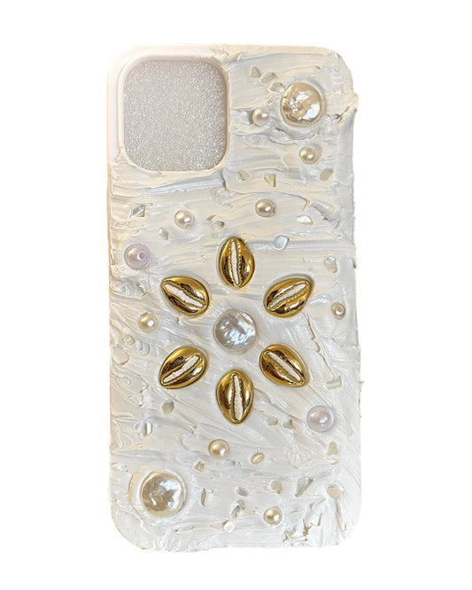 Hibiscus Pearls Phone Case