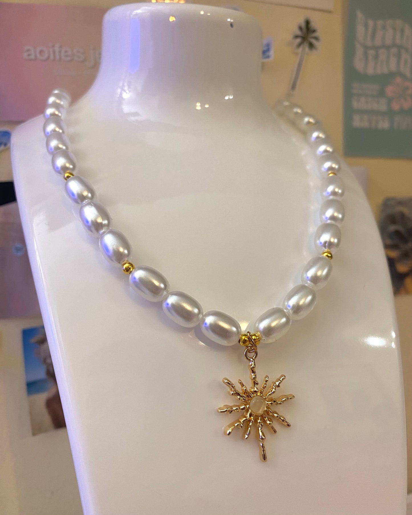 Gold Sunshine Necklace