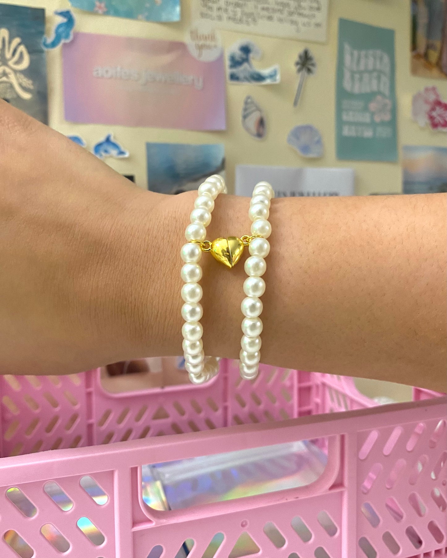 Gold Heart Stack