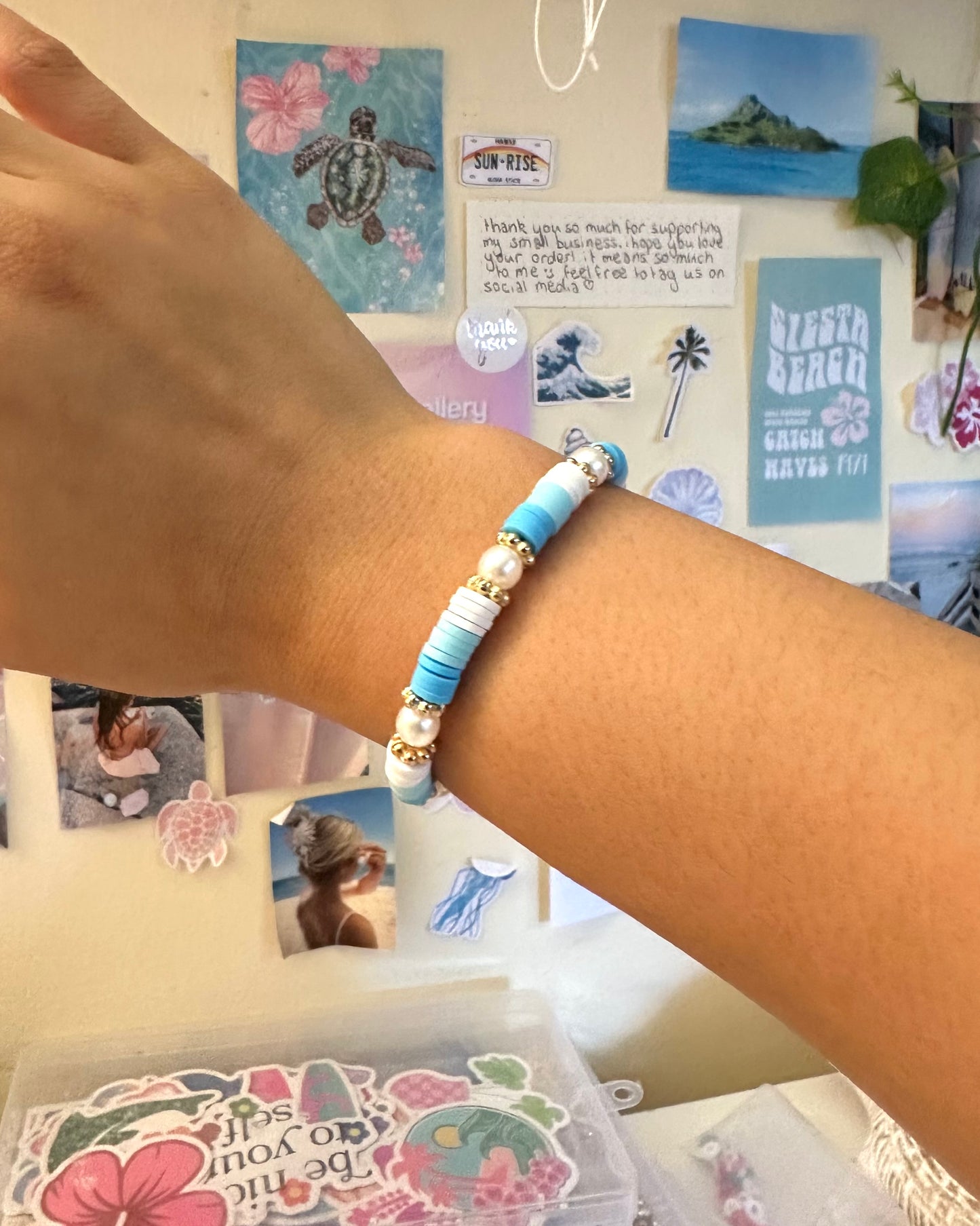 Aqua Blue Bracelet