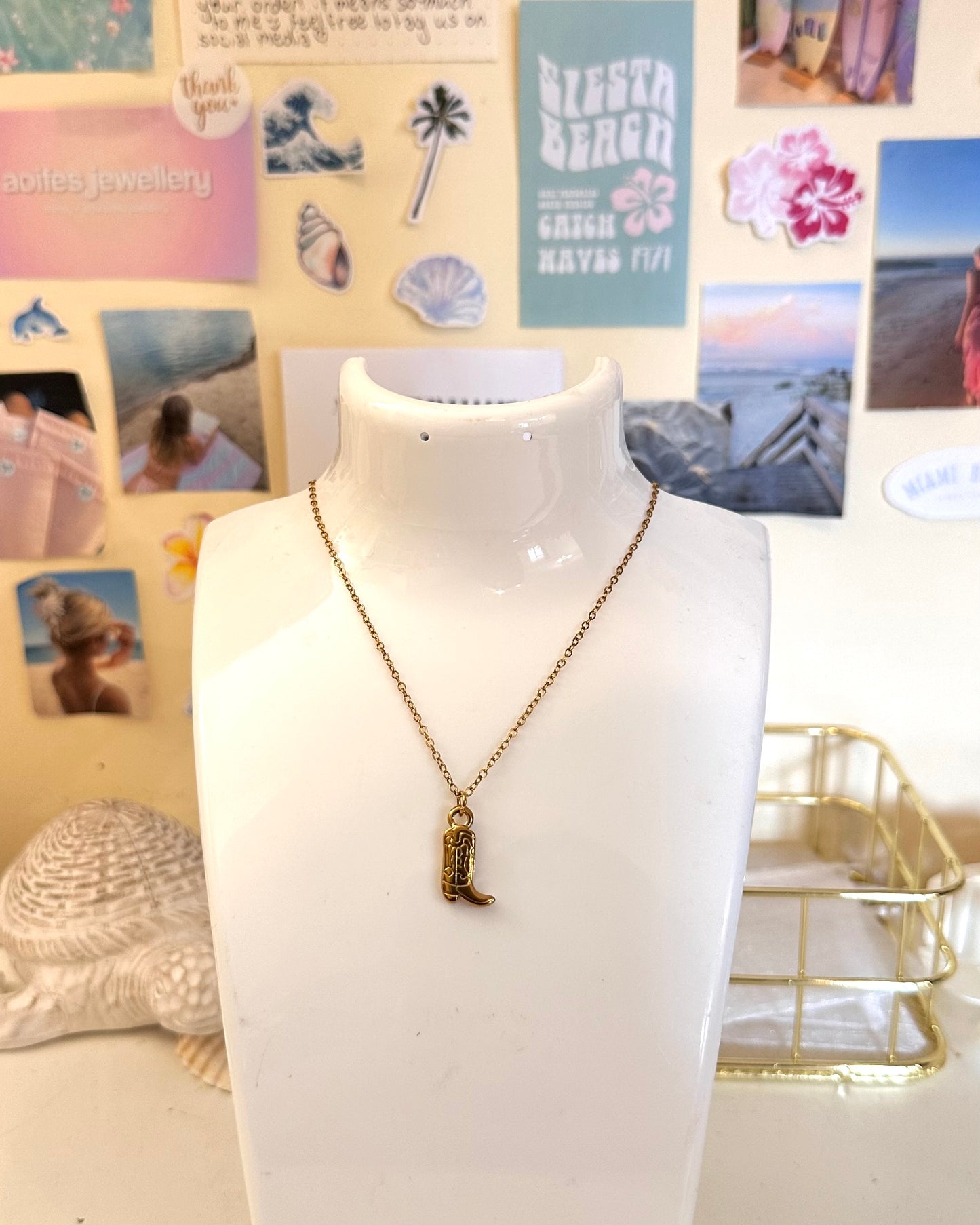 Gold Cowgirl Necklace