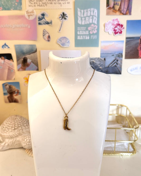 Gold Cowgirl Necklace
