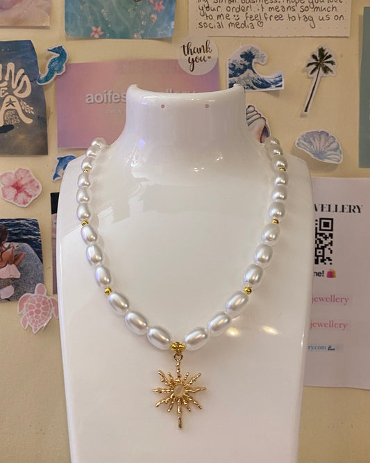 Gold Sunshine Necklace